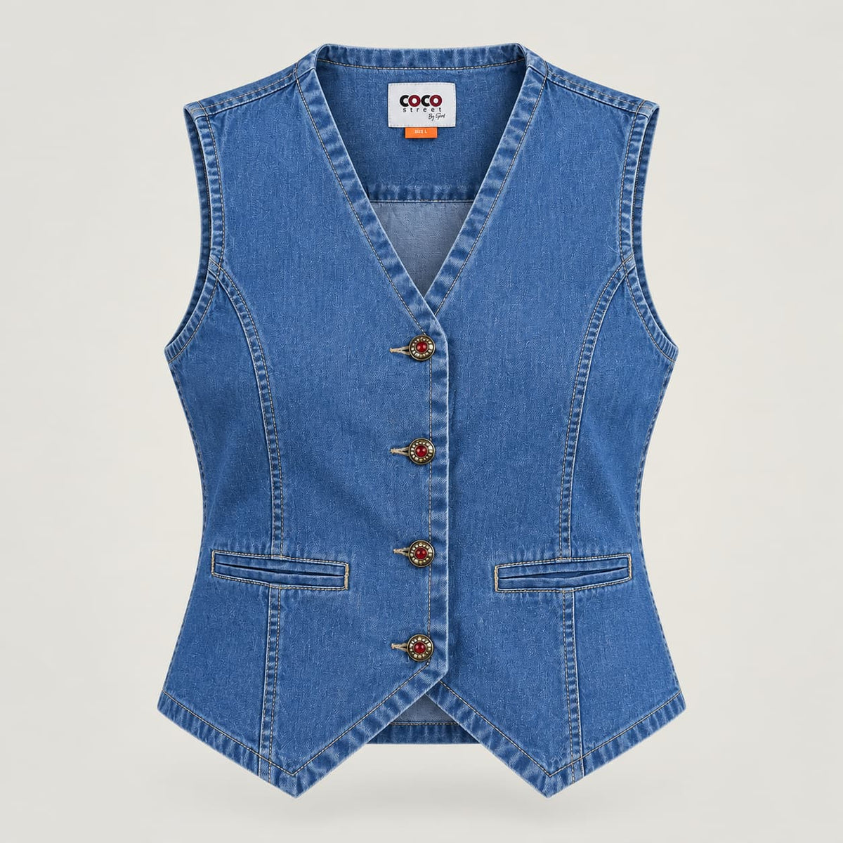 Blue Muse Tailored Vest