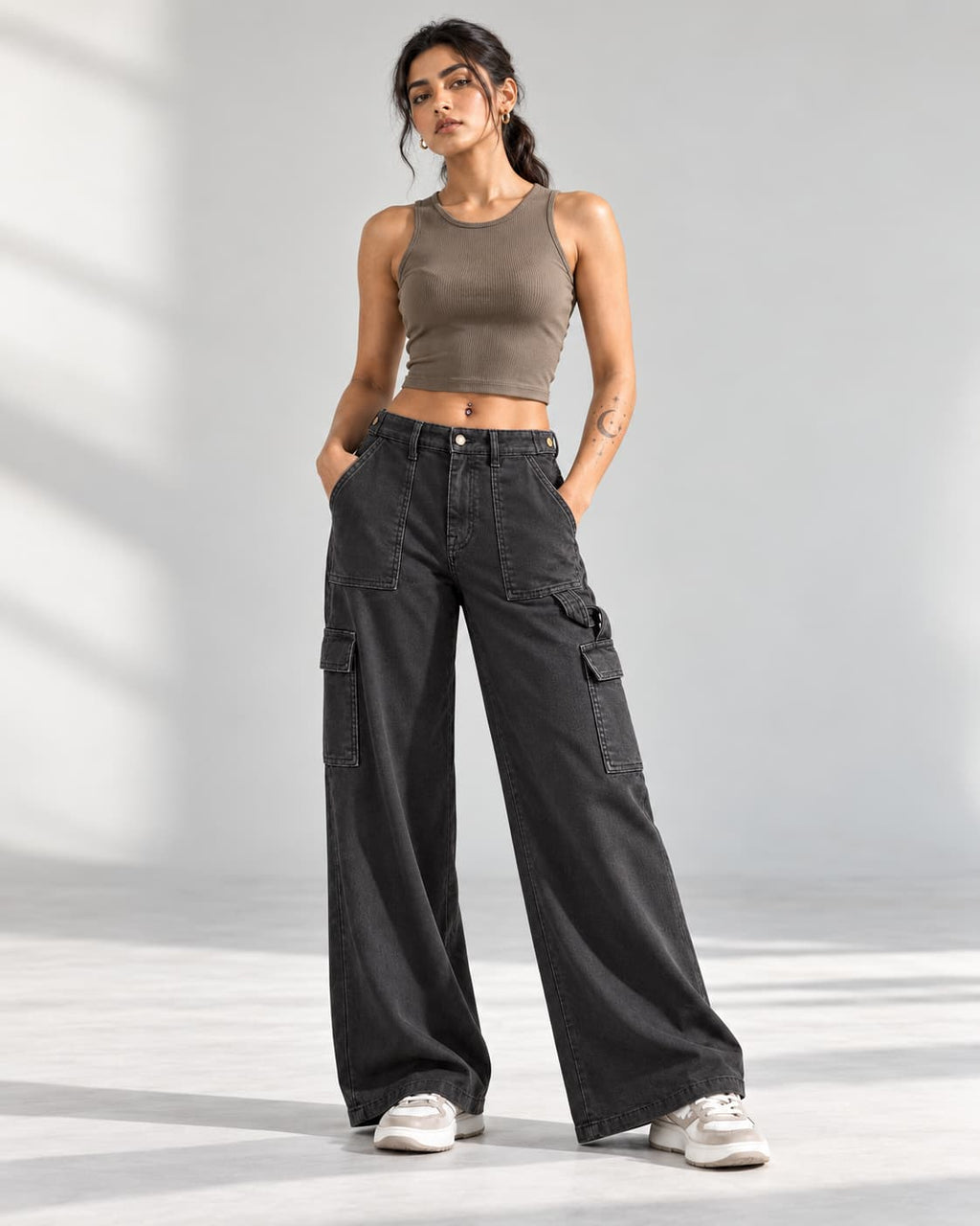 Cloudwalk Cargo Wide-Leg Jeans