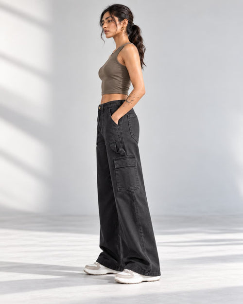 Cloudwalk Cargo Wide-Leg Jeans
