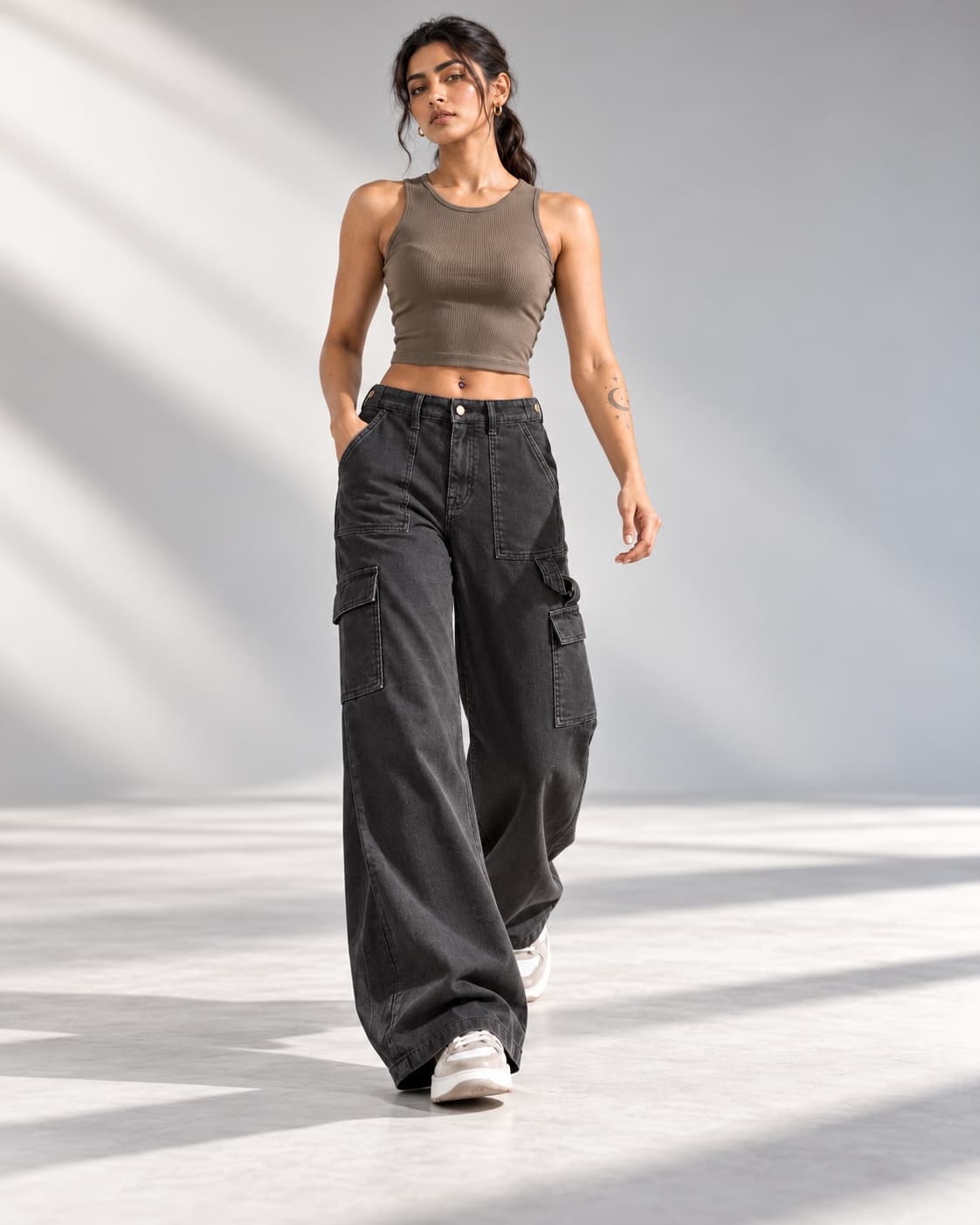 Cloudwalk Cargo Wide-Leg Jeans