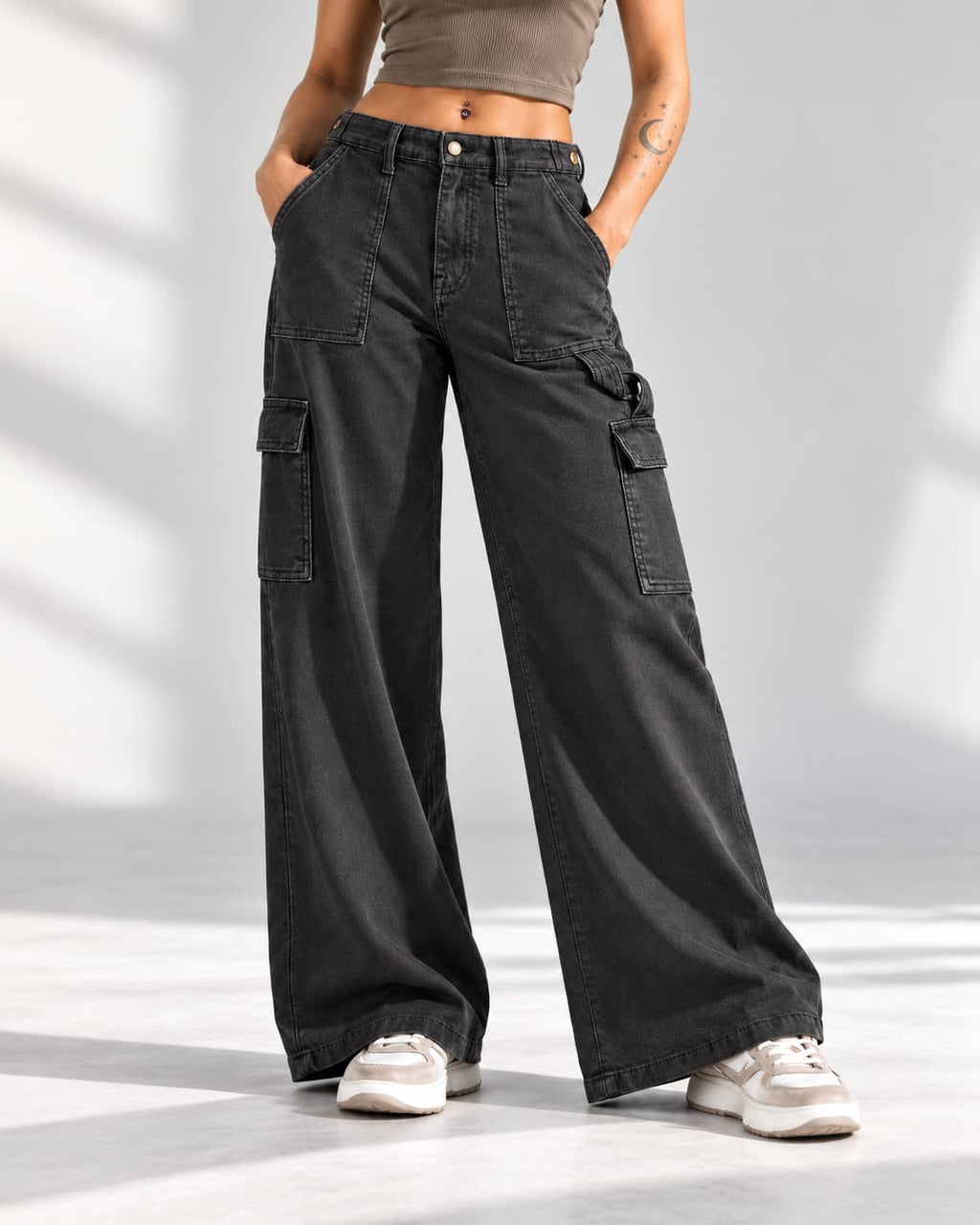 Cloudwalk Cargo Wide-Leg Jeans