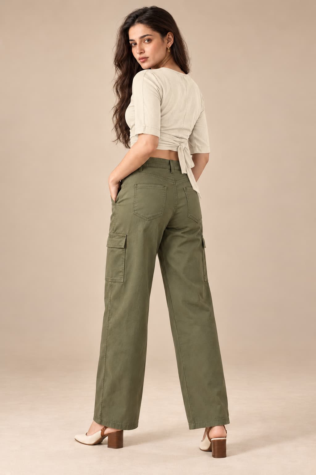 Olive Trail Cargo Pants