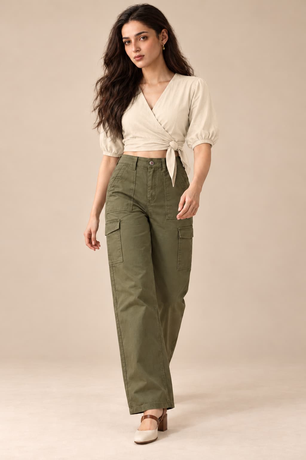 Olive Trail Cargo Pants