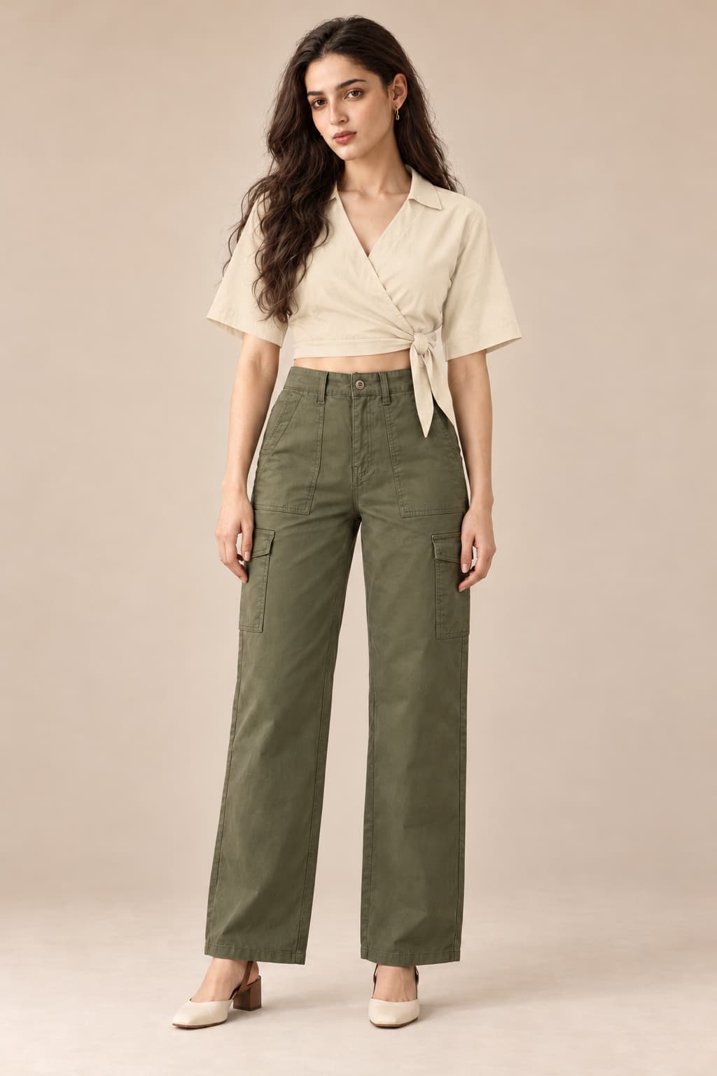 Olive Trail Cargo Pants