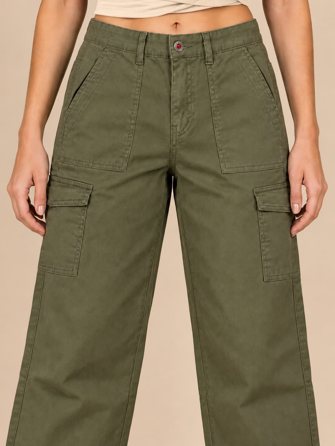 Olive Trail Cargo Pants