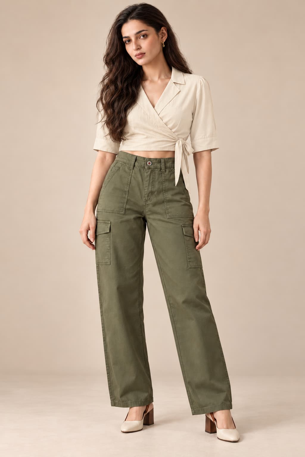 Olive Trail Cargo Pants