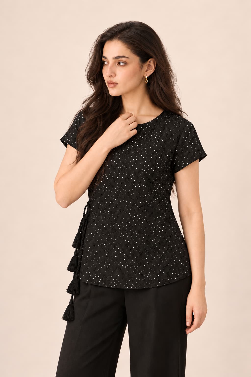 Midnight Confetti Top