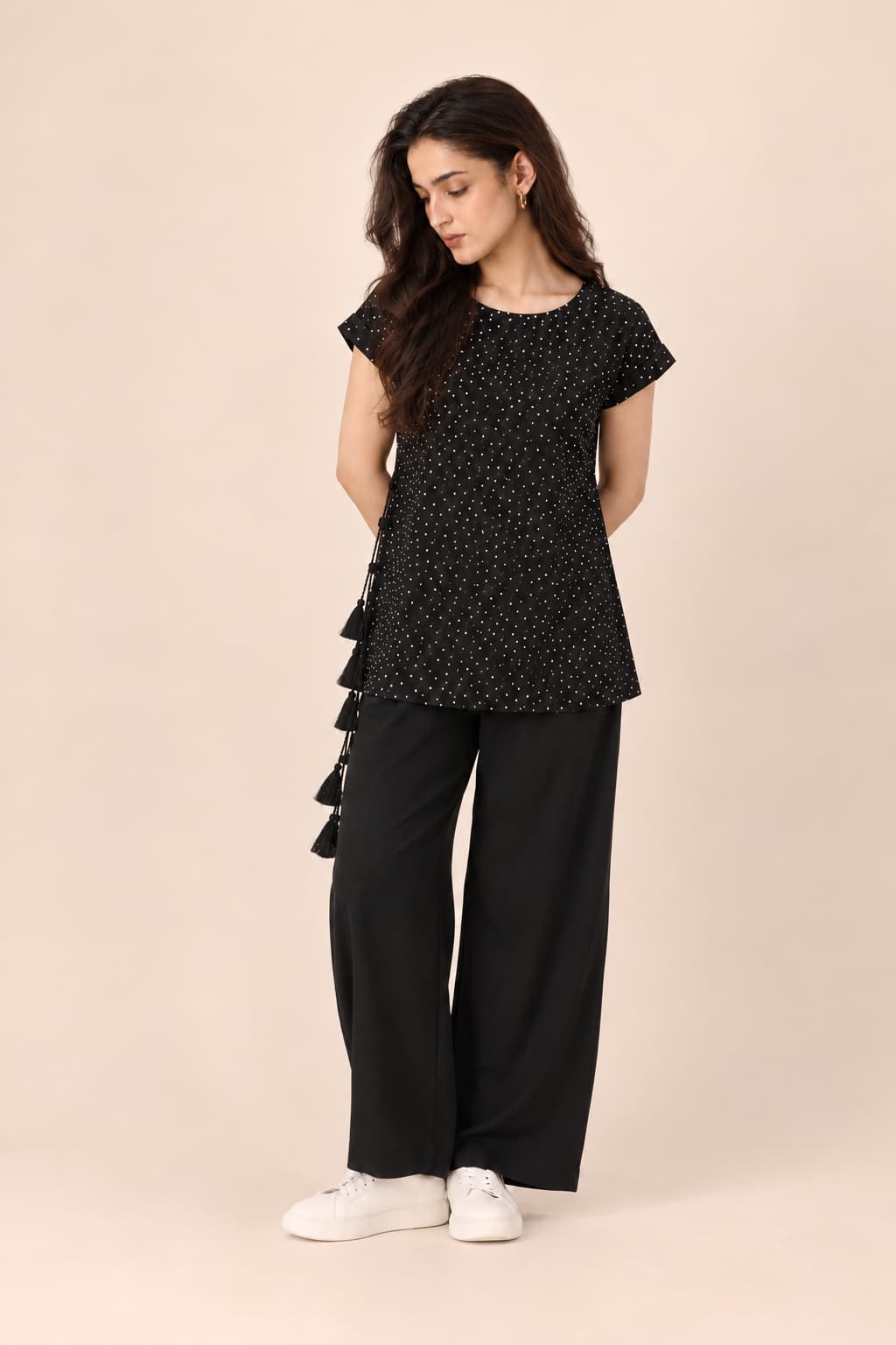 Midnight Confetti Top