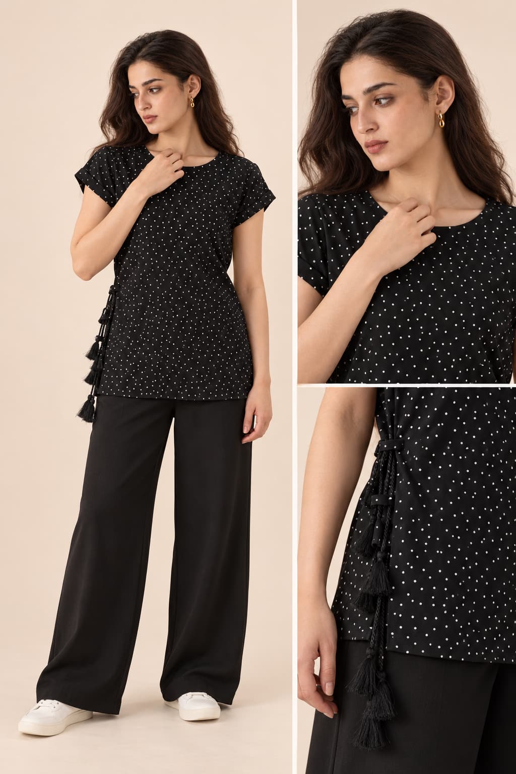 Midnight Confetti Top