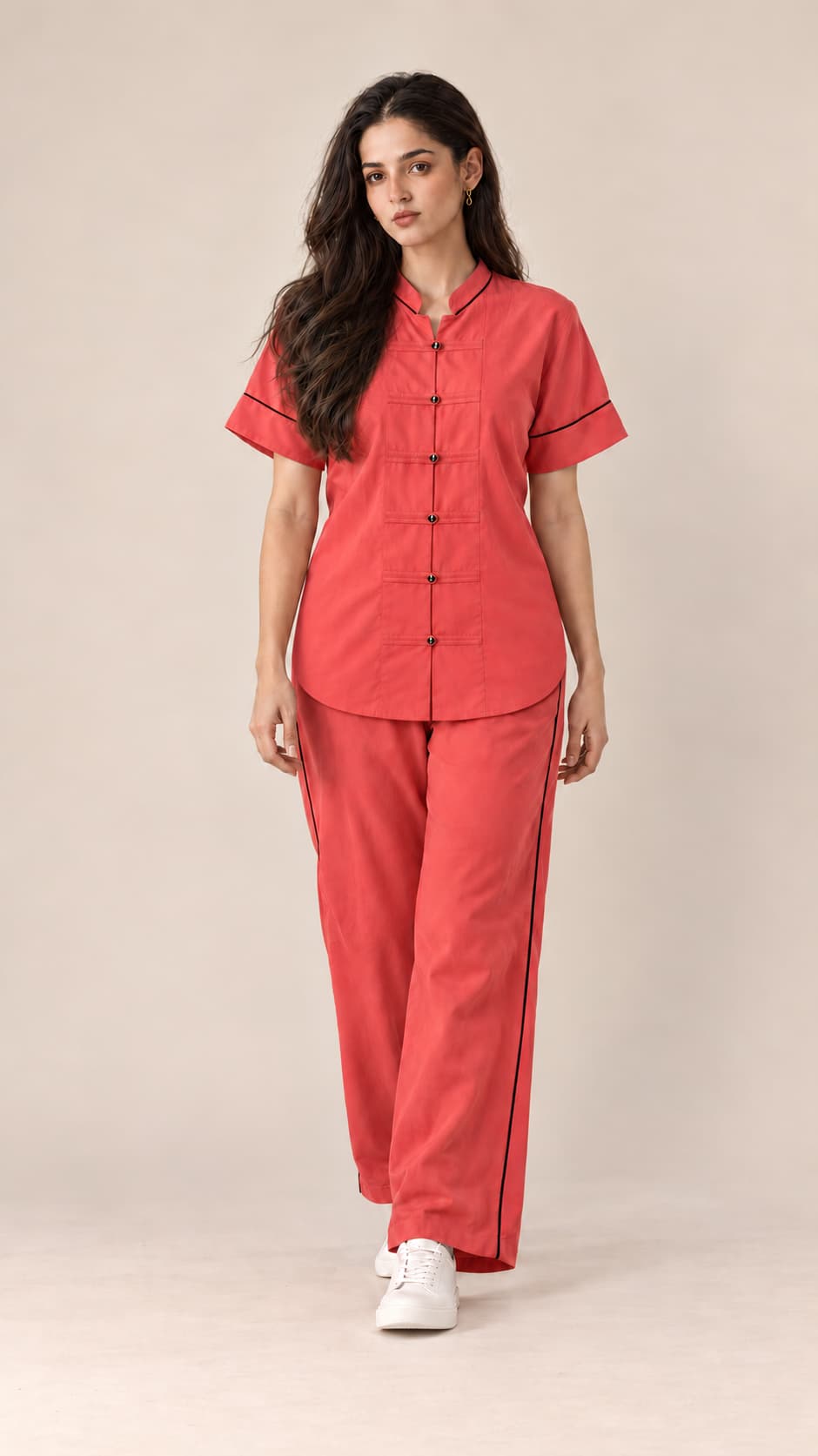 Scarlet Edge Co-Ord Set