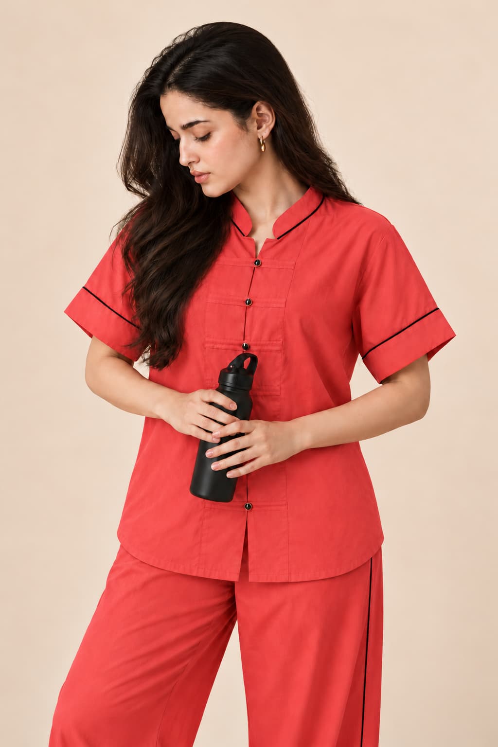 Scarlet Edge Co-Ord Set